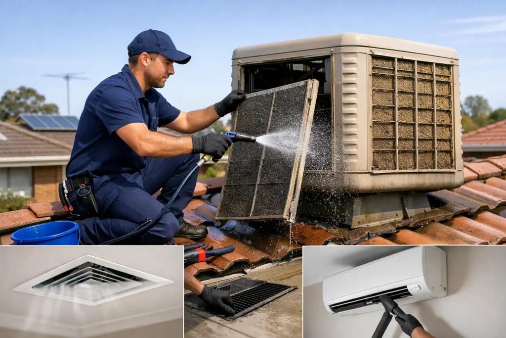 Evaporative Cooler Cleaning Done Properly
