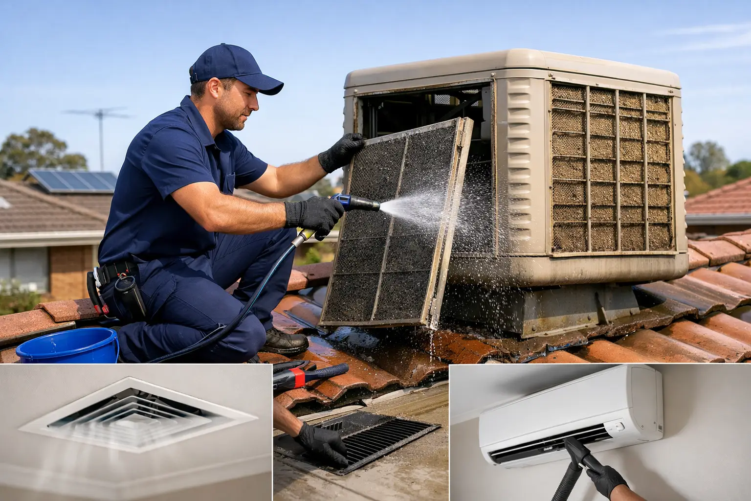 Evaporative Cooler Cleaning Done Properly