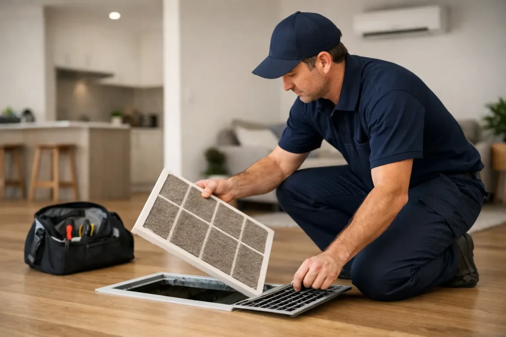 Changing Ducted Heater Filters the Right Way