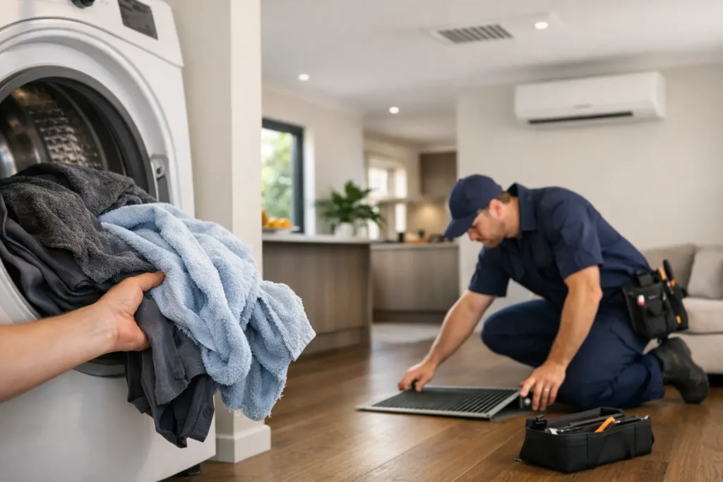 Dryer Clothes Damp? Find the Cause and Fix It