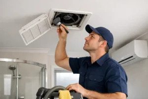 Cleaning Bathroom Exhaust Fans: A Safer Method